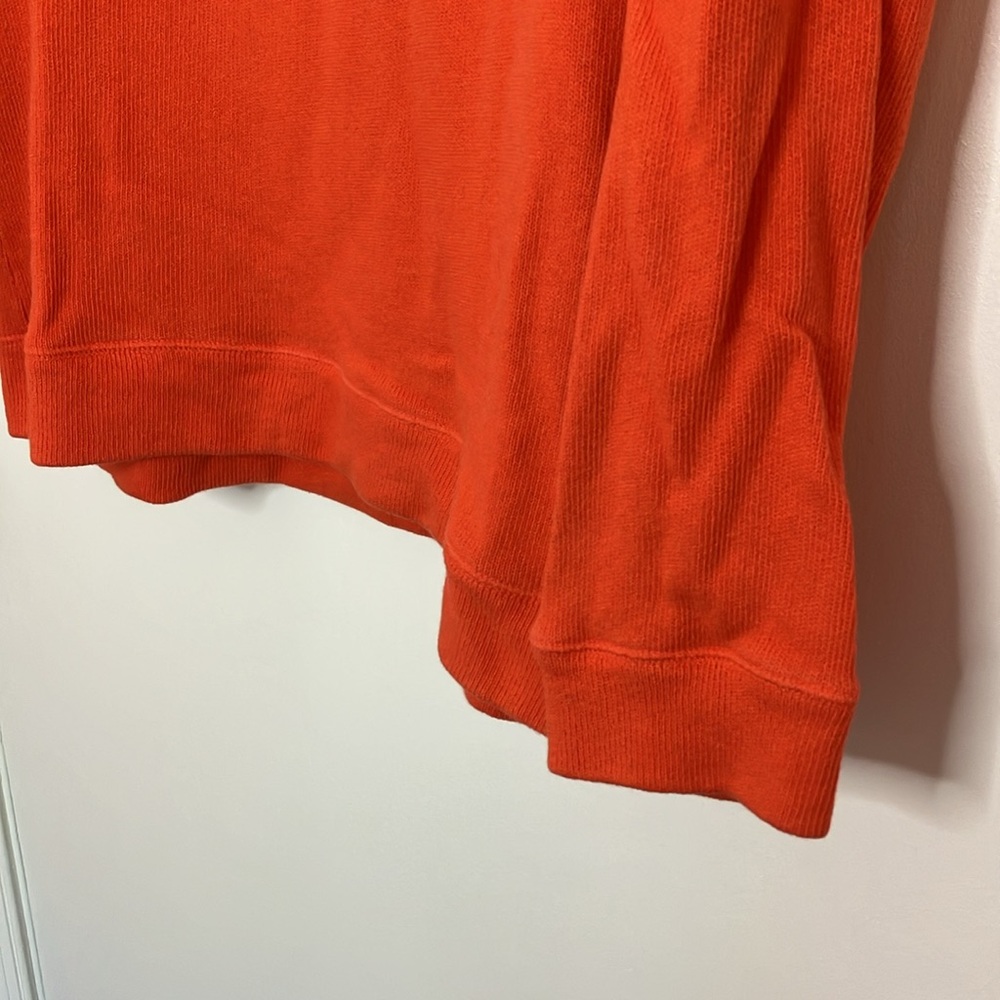 J Crew orange cowl neck top - Picture 3 of 7
